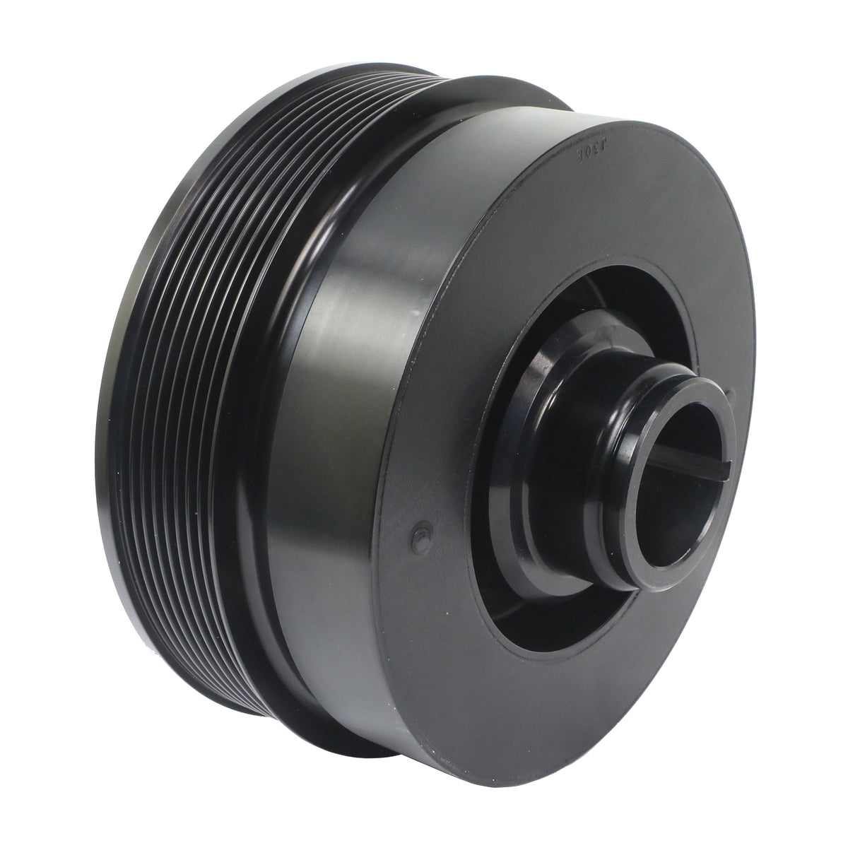 Fluidampr Chevy LSX 6-1/4in Damper w/Single 8 Rib 6.57in Dia Pulley Steel Internally Balanced Damper - 660101