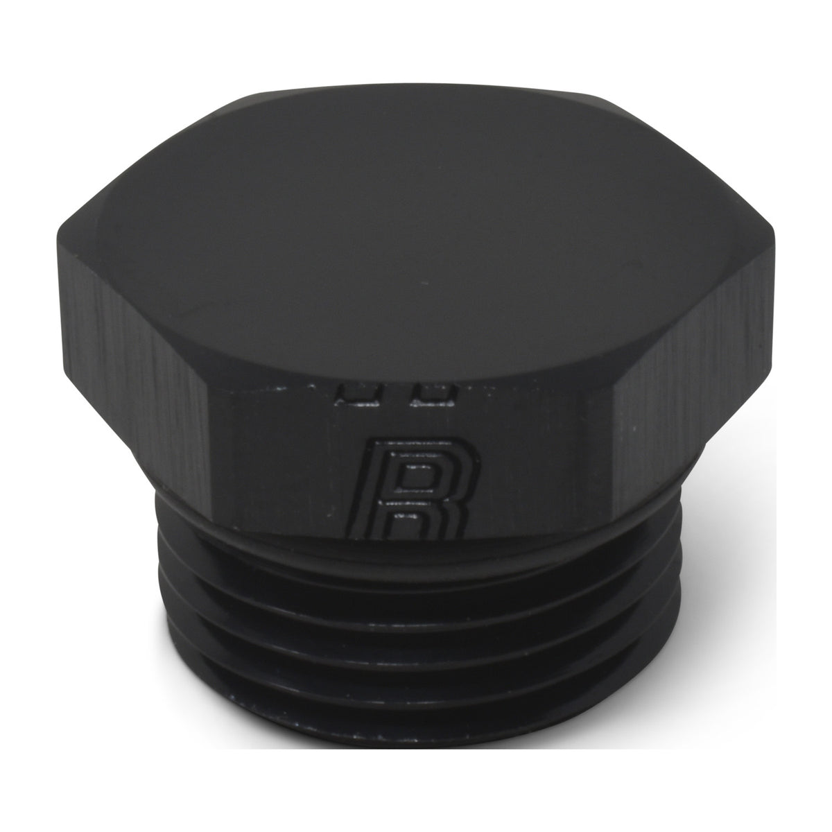 Russell Performance -6 AN Straight Thread Plug (Black) - 660273
