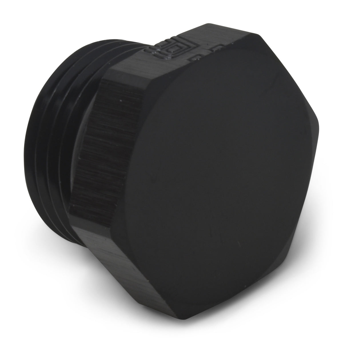 Russell Performance -6 AN Straight Thread Plug (Black) - 660273