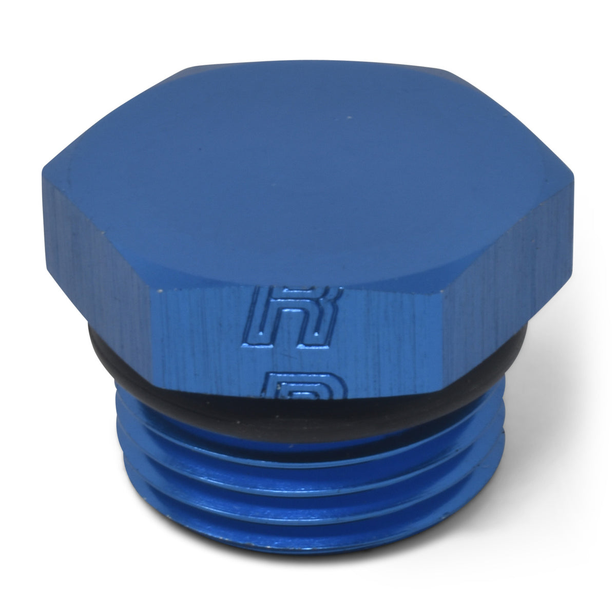 Russell Performance -10 AN Straight Thread Plug (Blue) - 660290