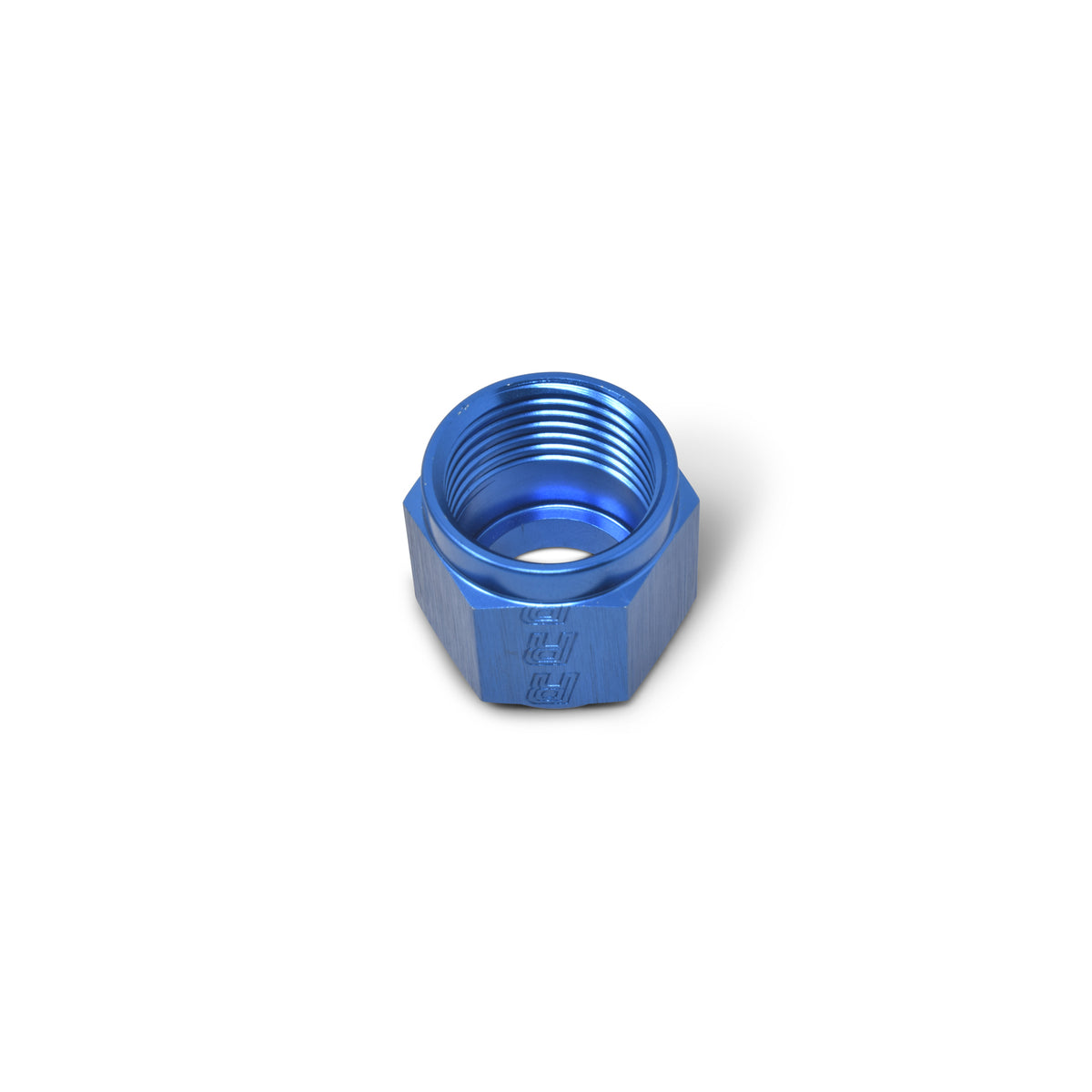 Russell Performance -8 AN Tube Nuts 1/2in dia. (Blue) (2 pcs.) - 660580