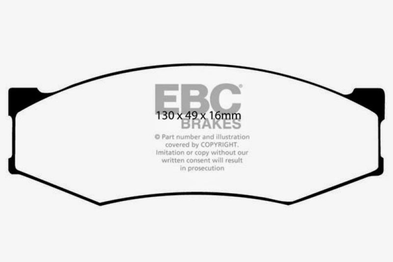 EBC 90-93 Infiniti M30 3.0L Ultimax2 Front Brake Pads - UD266