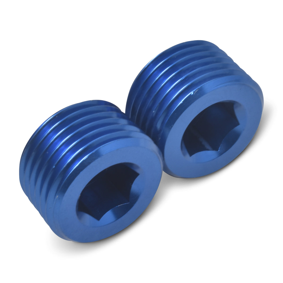 Russell Performance 1/4in Allen Socket Pipe Plug (Blue) - 662040