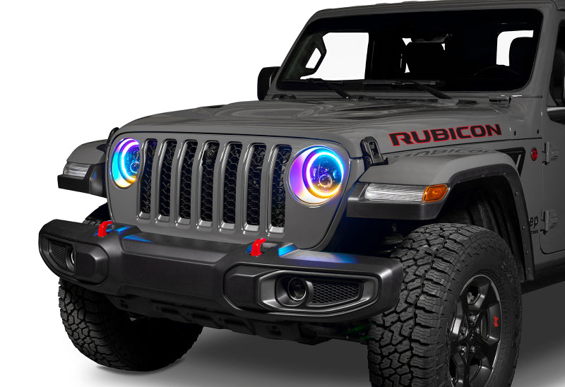 Oracle Jeep Wrangler JL/Gladiator JT 7in. High Powered LED Headlights (Pair) - Dynamic SEE WARRANTY - 5769J-332