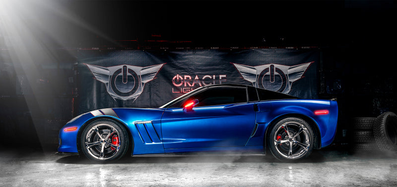 Oracle 05-13 Chevrolet Corvette C6 Concept Sidemarker Set - Tinted - No Paint SEE WARRANTY - 3150-020