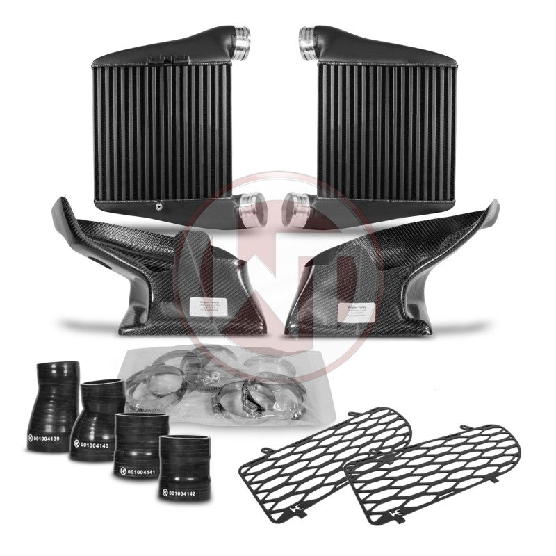 Wagner Tuning Audi A4/RS4 B5 Competition EVO2 Intercooler Kit w/Carbon Air Shroud - 200001140.KKIT