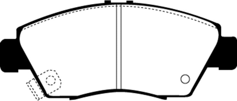 EBC 12 Acura ILX 1.5 Hybrid Yellowstuff Front Brake Pads - DP4891R