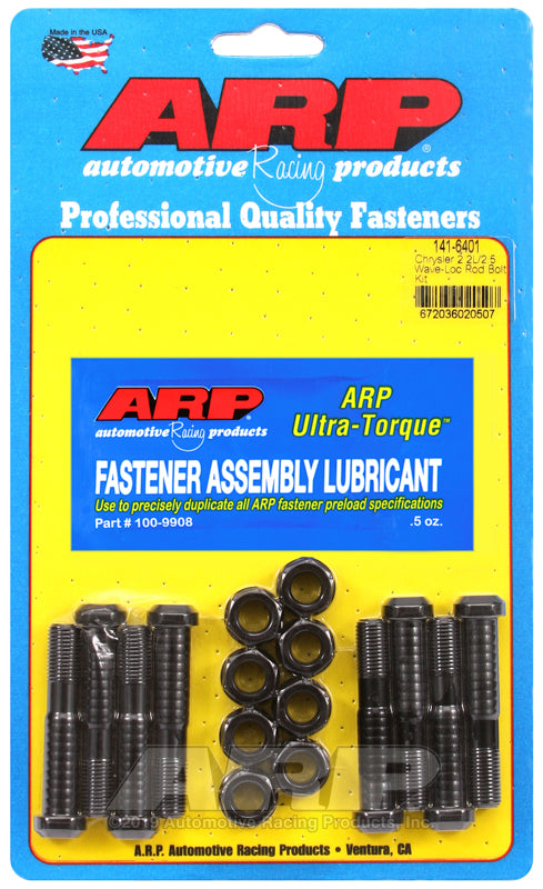 ARP Chrysler 2.2L &amp; 2.5L Wave-Loc Rod Bolt Kit - 141-6401