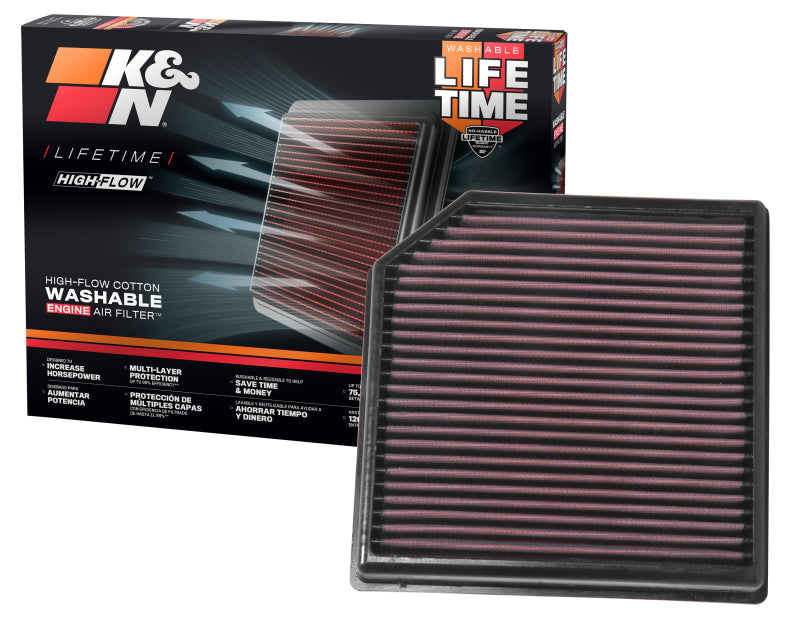 K&amp;N 18-19 Volvo XC40 L4-2.0L F/I Replacement Air Filter - 33-3127