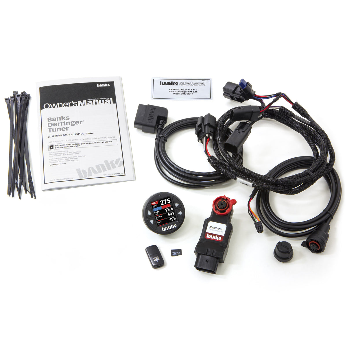Banks Power 17-19 GM 2500 6.6L L5P Derringer Tuner (Gen 2) w/ 1.8in iDash DataMonster - 66793
