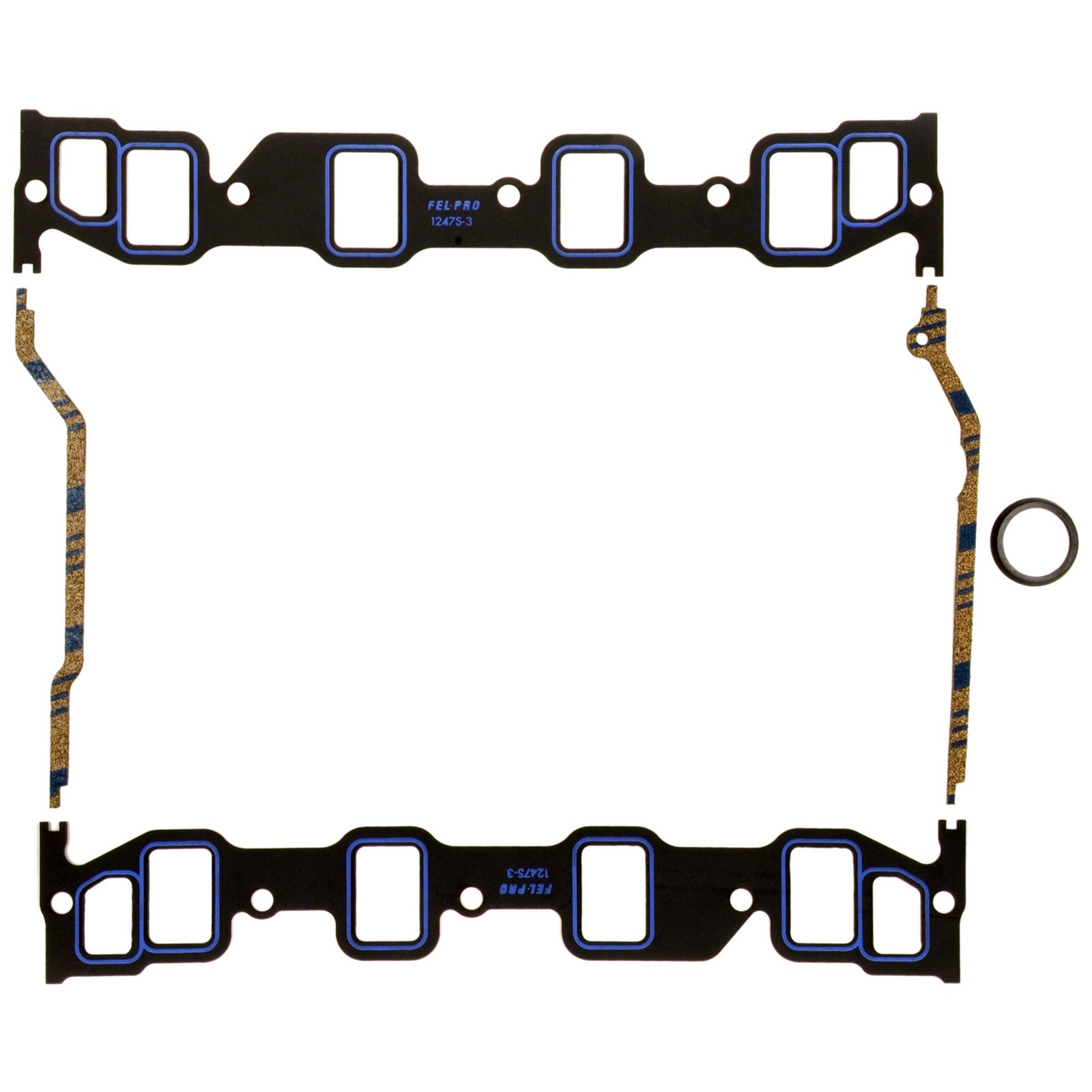 Fel-Pro 1247 S-3 Engine Intake Manifold Gasket Set - 1247S3 - front view