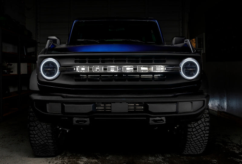 Oracle 2021 Ford Bronco Base Headlight LED Halo Kit - ColorSHIFT - w/ Simple Controller SEE WARRANTY - 1470-504