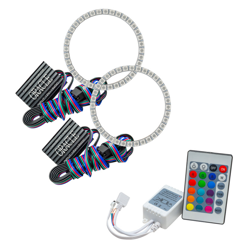 Oracle Mitsubishi Lancer/Evo 08-16 Halo Kit - HID Proj. - ColorSHIFT w/ Simple Cntrl SEE WARRANTY - 3979-504