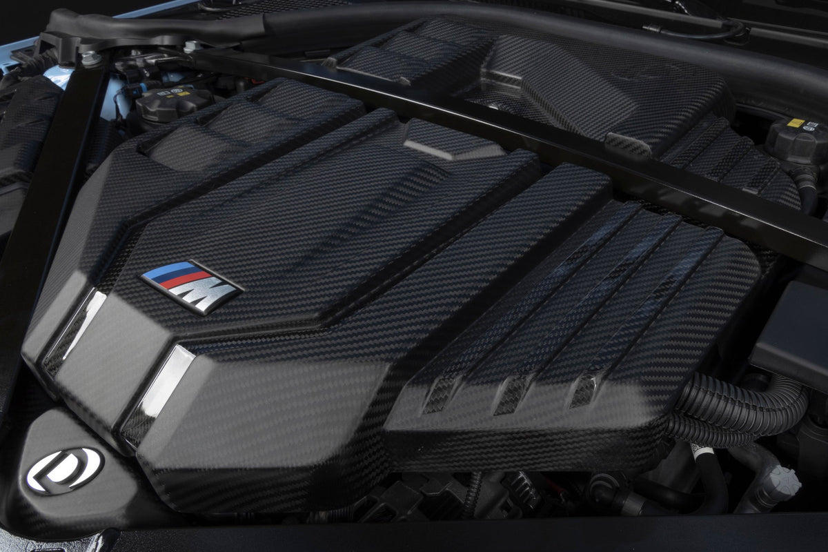 Dinan - Matte Carbon Fiber Engine Cover - 2021-2026 BMW M2/M3/M4 - D590-0005-B