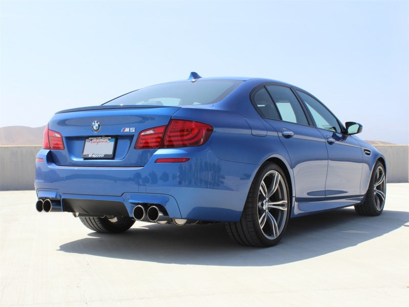 aFe MACHForce XP Exhaust 304SS Cat-Back w/ Polished Tips 12-13 BMW M5 (F10) V8 4.4L (tt) - 49-36317-P