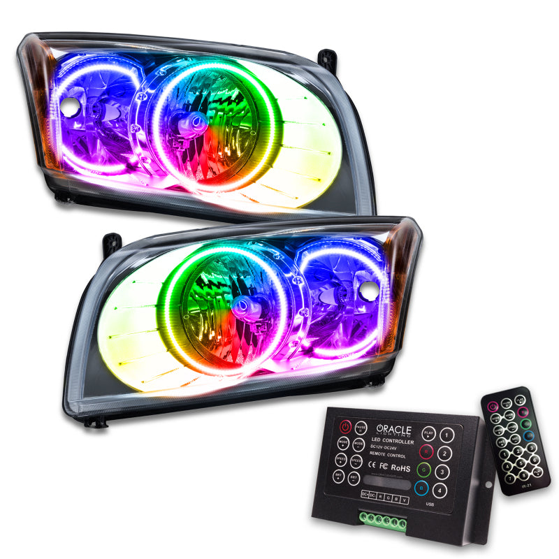 Oracle 07-12 Dodge Caliber SMD HL (w/o Leveling) - ColorSHIFT w/ 2.0 Controller SEE WARRANTY - 7018-333