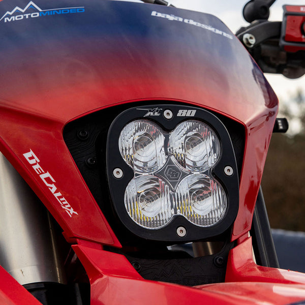 Baja Designs 24-25 GasGas ES XL80 (D/C) LED Headlight Kit w/ Hi-Low Harness - Clear - 677109