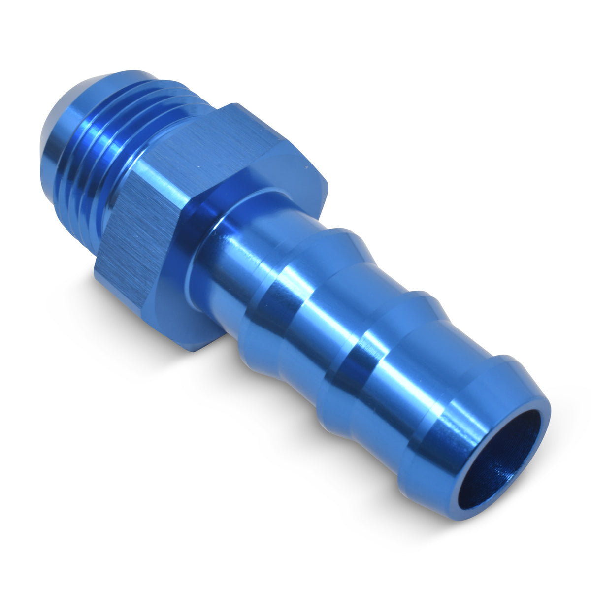 Russell Performance -8 AN Male to 1/2in Barb (Blue) - 670310