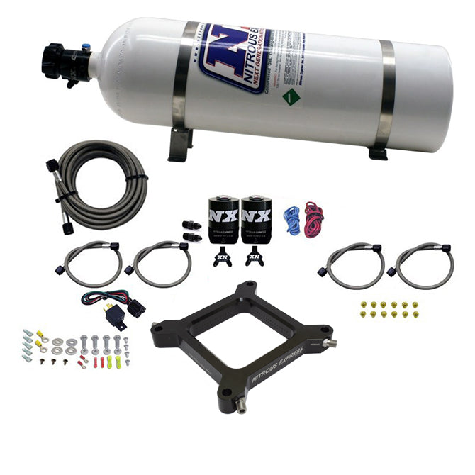 Nitrous Express 4150 Assassin Plate Stage 6 Alcohol 50-300HP (15lb Bottle) - 67245-15