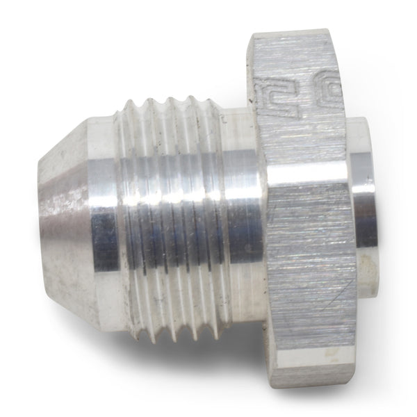 Russell Performance -12 Male AN Aluminum Weld Bung 1-1/16in -12 SAE - 670610 - front view