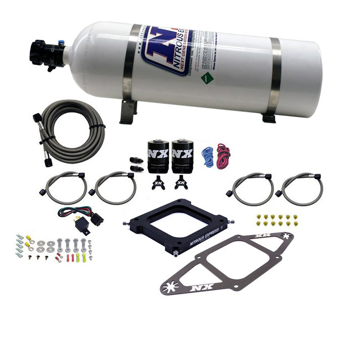 Nitrous Express 4500 Assassin Plate System Stage 6 Alcohol 100-300HP (15lb Bottle) - 67275-15