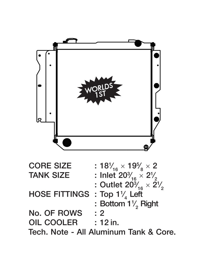 CSF 05-06 Jeep Wrangler Radiator - 7035