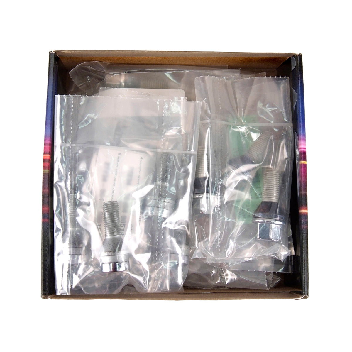McGard 5 Lug Hex Install Kit w/Locks (Cone Seat Bolt) M12X1.5 / 17mm Hex / 25.5mm Shank L. - Chrome - 67179