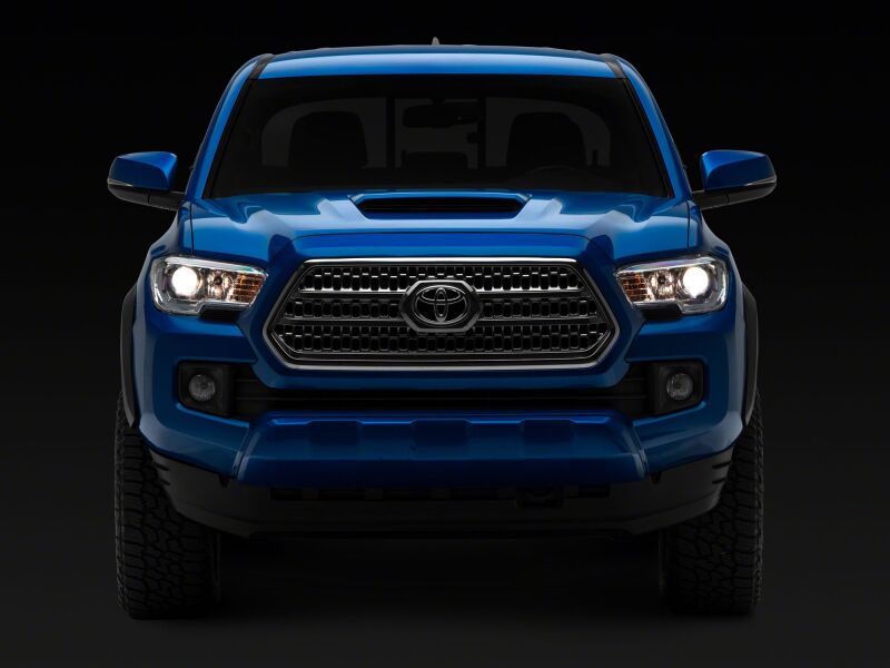 Raxiom 16-23 Toyota Tacoma Axial Series OE Replmnt Headlights- Chrome- Clear Lens - TT26261 - close-up view