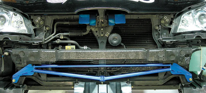 Cusco Power Brace Front Member GDA-GDB Impreza (Wont work w/ factory bumper beam) LHD only - 672 492 FMLHD