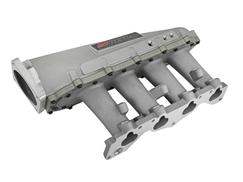 Skunk2 Ultra Series D Series Race Intake Manifold - 3.5L Silver Manifold - 307-05-9200 for 1988-2000 Honda Civic - front view