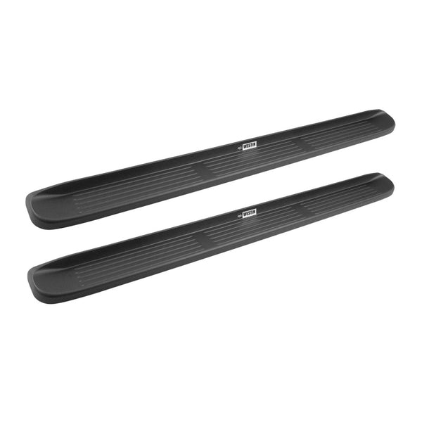 Westin Molded Step Board Unlighted 79 in - Black - 27-0010 for 1988-1995 Chevrolet C1500 - front view