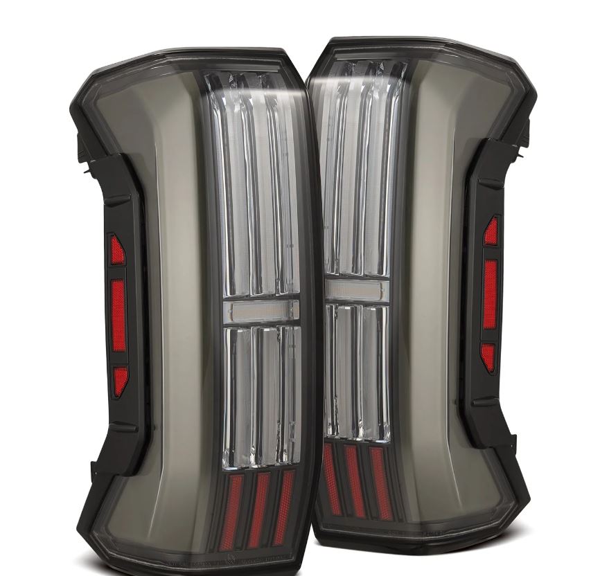 AlphaRex 22-24 Toyota Tundra NOVA-Series Prismatic LED Tail Lights - Black - 673000