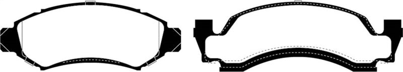 EBC 1974 AMC Ambassador 5.0L Yellowstuff Front Brake Pads - DP41265R