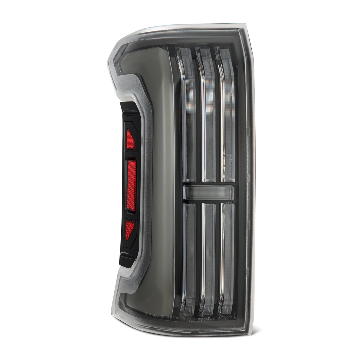 AlphaRex 24-25 Toyota Tacoma NOVA-Series LED Prismatic Tail Lights - Black - 679020