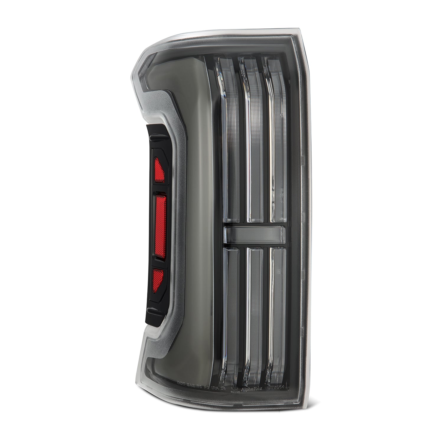 AlphaRex 24-25 Toyota Tacoma NOVA-Series LED Prismatic Tail Lights - Black - 679020