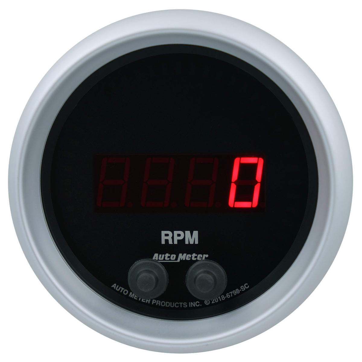 Autometer 85.7mm Black 0-16K RPM Tachometer Sport-Comp Elite Digital Gauge - 6798-SC