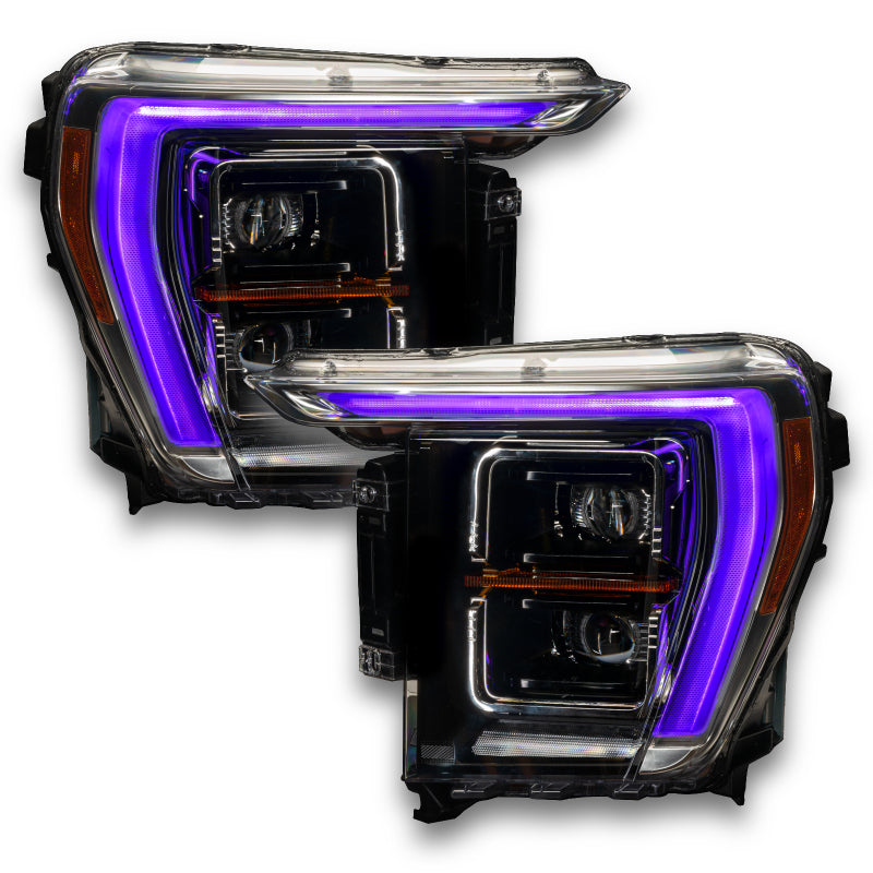 Oracle 21-23 Ford F-150 ColorSHIFT RGB+W Headlight DRL Upgrade Kit w/ BC1 Controller SEE WARRANTY - 1460-335