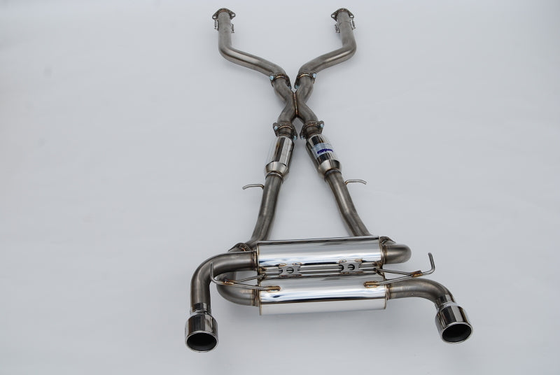 Invidia 2022+ Nissan Z 70mm Gemini Cat Back Exhaust - Rolled SS Tips - HS22N4Z7GM1RSL