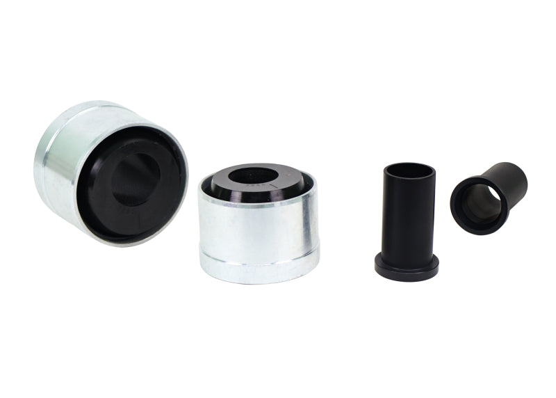 Whiteline 2009+ Nissan 370Z / Z Lower Control Arm - Inner Rear Bushing Kit (Double Offset) - W56441