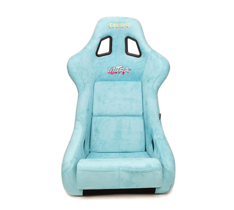 NRG FRP Bucket Seat ULTRA Edition W/ Grey Pearlized Back / Teal Microfiber Material - Large - FRP-302TL-ULTRA - close-up view 2 3 4