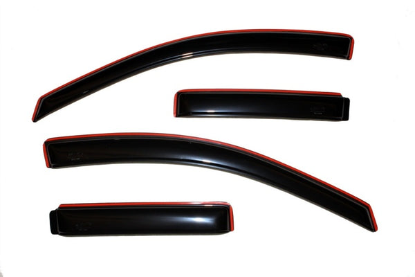 AVS 07-10 Jeep Compass Ventvisor In-Channel Front & Rear Window Deflectors 4pc - Smoke - 194330 for 2007-2010 Jeep Compass - 