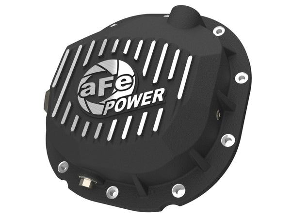 aFe 90-14 Ford F-150 Rear Differential Cover - Black w/ Machined Fins - 46-71410B