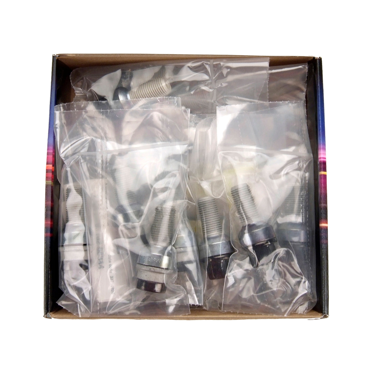 McGard 5 Lug Hex Install Kit w/Locks (Radius Seat Bolt) M14X1.5 / 17mm Hex / 27.5mm Shank L. - Black - 68174BK