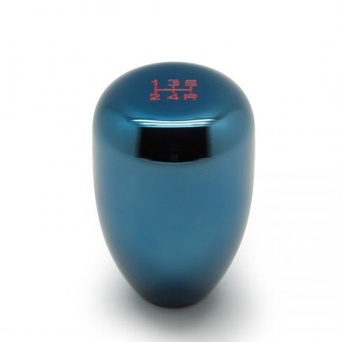 BLOX Racing Limited Series 6-Speed Billet Shift Knob - Electric Blue 10x1.25mm - BXAC-00236-TB - front view