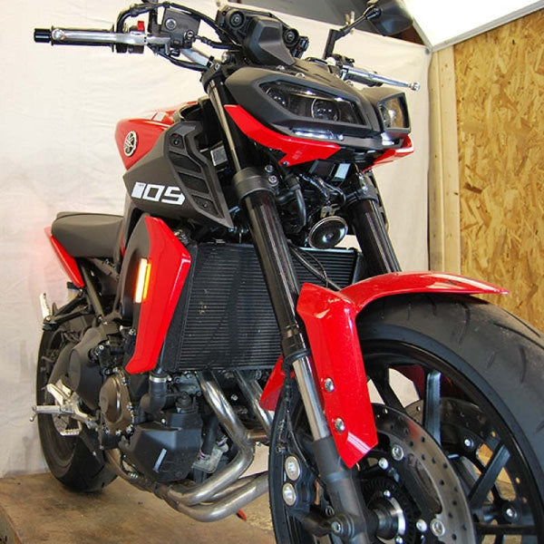 New Rage Cycles 21+ Yamaha MT-09 Front Turn Signals - MT09-FB - front view