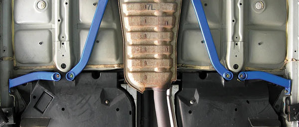 Cusco Power Brace Rear Side BP5/9 Legacy GT - 684 492 RS for 2005-2009 Subaru Legacy - front view