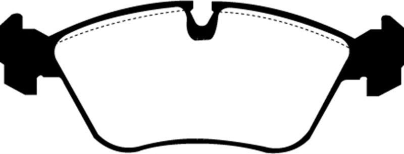 EBC 93-97 Volvo 850 2.3 Turbo Ultimax2 Front Brake Pads - UD618 for 1998-2004 Volvo C70 - detail view