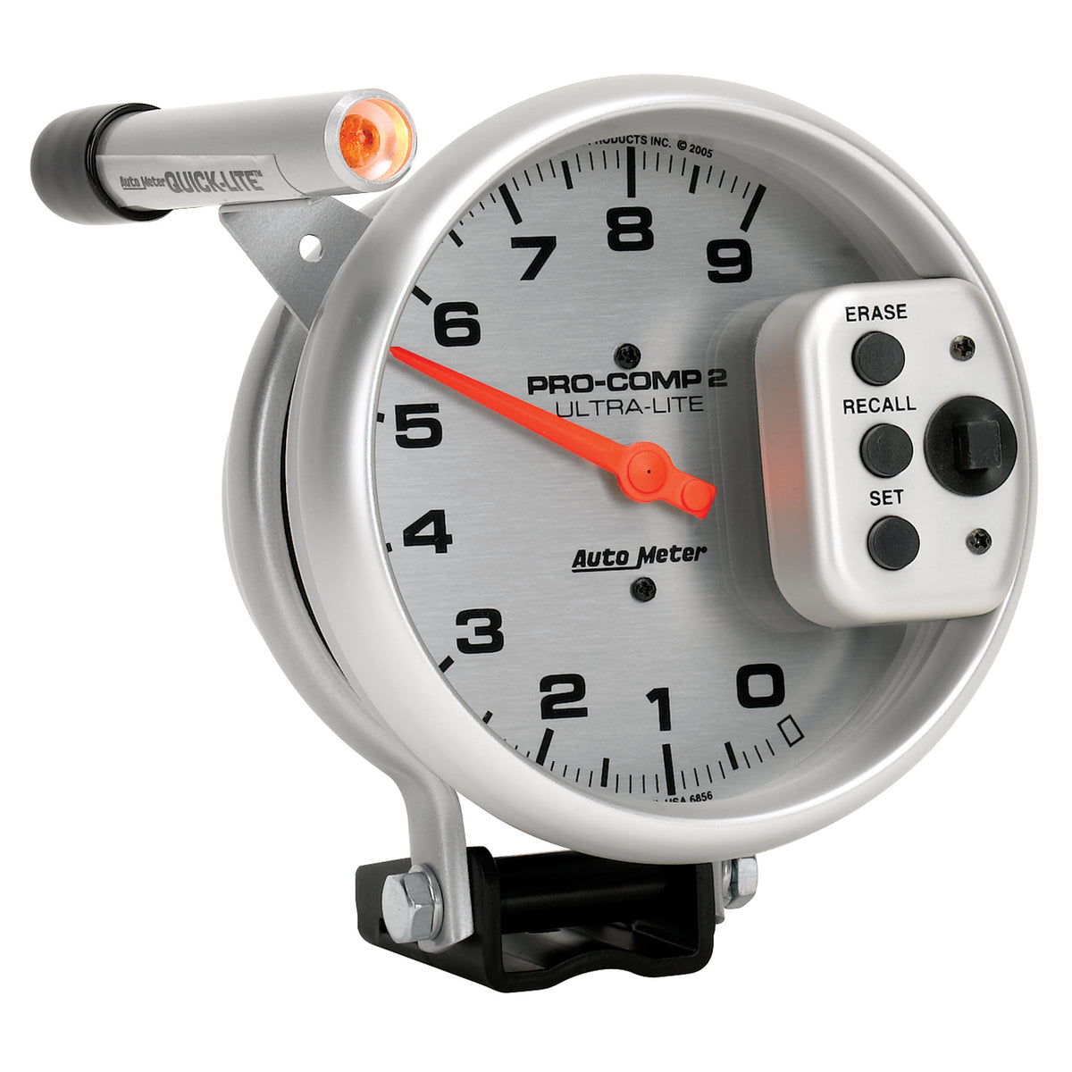 Autometer Ultra-Lite 5 inch 9000 RPM Single Range w/ Shift-Lite and Memory Tachometer - 6856