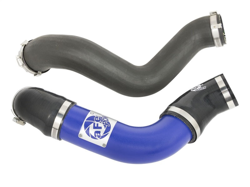 aFe Bladerunner Intercoolers Tube - Blue Hot/Cold Side 15-16 Ford Mustang EcoBoost L4-2.3L (t) - 46-20254-L