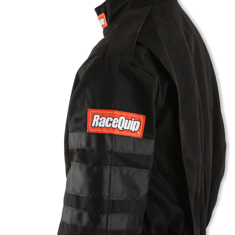 RaceQuip Black SFI-1 1-L Suit - 2XL - 110007RQP